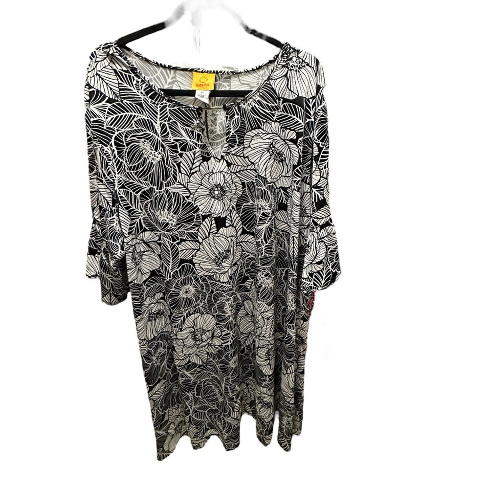 RubyRd 3x Beautiful black & white floral dress